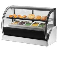 Vollrath 40852 Curved Glass Refrigerated Countertop Deli Case 36 Long Rear Doors