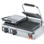 Vollrath 40795 Panini Grill Electric 10 X 20 Fixed Grooved Lower Grill Split Upper Grooved Grill Cast Iron Plates Thermostats Cayenne Series