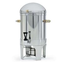 Vollrath 46093 Coffee Urn Stainless Steel Complete with Rack Removable Dome Cover One Fuel Holder 3 Gallon New York Series