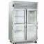 Traulsen G21000 Glass Door Merchandiser ReachIn Refrigerator Two Swing Half Doors Hinging LeftRight 52 18 Wide Top Mounted Refrigeration