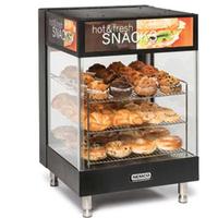 Nemco 6425 Display Cabinet Heated Hot Food Merchandiser Snack 3 Tier Angled 19 Shelves 22 x 22 x 3258H