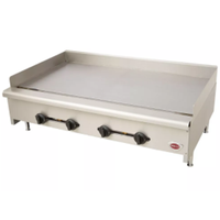 Wells HDG6030G Griddle Countertop Gas 60 Length 30000 BTU Every 12 34 Thick Plate Manual Control