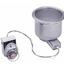 Wells SS8TDUI Food Warmer Top Mount Built In Electric For 1 7 Quart Round Inset sold separately With Drain WetDry Thermostatic Control Insulated