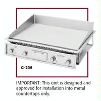 Wells G236 Griddle BUILTIN Electric 34 Wide x 24 Deep Thermostatic Controls