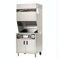 Wells WVG136 Ventless Griddle 22 x 18 Grill Area Thermostatic Controls Cabinet Base Self Contained Hood System Electric