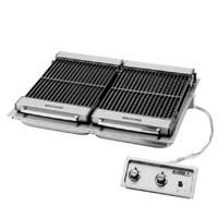 Wells B506 CharBroiler 36 Wide Electric Cast Iron Grate Built In