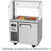 Turbo Air JBT36N Refrigerated Counter Cold Food Buffet Salad Bar 6 16 Size Food Pans 3538 Length Casters Sneeze Guard Sold Separately
