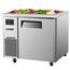 Turbo Air JBT36N Refrigerated Counter Cold Food Buffet Salad Bar 6 16 Size Food Pans 3538 Length Casters Sneeze Guard Sold Separately