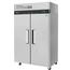 Turbo Air M3F472N Reach in Freezer 2 Solid Doors 23 CuFt Casters 