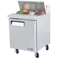 Turbo Air MST28N Refrigerated Counter Sandwich Salad Prep Table 8 16 Size Insert Pans 2712 Length Casters