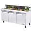 Turbo Air MST72N Refrigerated Counter Sandwich Salad Prep Table 18 16 Size Insert Pans 7258 Length Casters