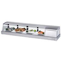 Turbo Air SAK60RN Refrigerated Sushi Display Case Compressor on Right from Front View 5934 Long