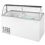 Turbo Air TIDC70WN Ice Cream Dipping Cabinet 12 3 Gallon Can Display 8 Storage Includes Can Holders