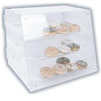 Thunder Group PLDC001 Pastry Display Case Acryllc Pass Thru Non Refrigerated Countertop 21 x 1714 x 1612