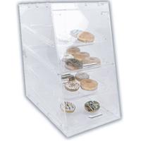 Thunder Group PLDC002 Pastry Display Case Acryllc Pass Thru Non Refrigerated Countertop 14 x 24 x 24