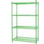 Thunder Group CMEP2136 Green Epoxy Wire Shelving 21 Front to Back x 36 Long Priced Each Purchased in In Cases of 2