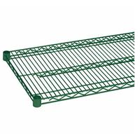 Thunder Group CMEP1430 Green Epoxy Wire Shelving 14 Front to Back x 30 Long Priced Each Purchased in In Cases of 2