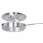 Thunder Group SLSAP030 Saute Pan 3 Quart With Cover Induction Ready Stainless Steel Priced Each Purchased in Cases of 6 