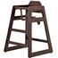 Omcan 80612 Infant High Chair Safety Harness Stackable Mahogany Priced Each Sold in Pallets of 10 