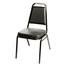 Oak Street SL2082BLK Stacking Chair Black Vinyl Back and Seat 34 Black Frame Tubing Priced Each Sold in Pallets of 10
