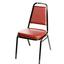 Oak Street SL2082WINE Stacking Chair Wine Vinyl Back and Seat 34 Black Frame Tubing Priced Each Sold in Pallets of 10