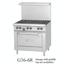 Garland US Range G362G24R Range 36 Wide 2 Burners 33000 BTU 246 Wide x 23 Front to Back 58 Thick Griddle with Manual Controls with Oven 38000 BTU G Starfire Pro 