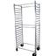 John Boos ABPR18203KDS Bun Pan Rack Mobile Full Height 20 Pan Capacity in 3 Centers Side Loading Square Top Casters