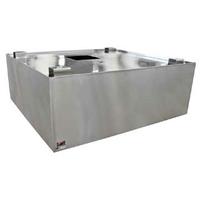 John Boos C2H362 Condensate Hood 19 High x 36 x 36 Starting Collar Opening for Exhaust Connection 18 Gauge