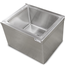 John Boos PBMS201612X Mop Sink Floor Mounted 2458 Length x 1938 Front to Back 12 Water Level Stainless Steel