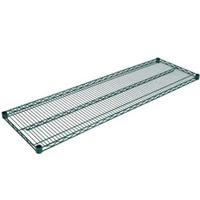 John Boos EPS1424GX Green Epoxy Wire Shelving 14 Front to Back 24 Long NSF Priced Each Sold in Cases of 4