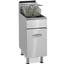 Imperial IFS40 Fryer 40 Lb Oil Capacity Gas 105000 BTU Stainless Steel Pot Front and Sides