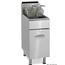 Imperial IFS50 Fryer 50 Lb Oil Capacity Gas 140000 BTU Stainless Steel Pot Front and Sides