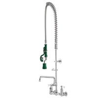 Krowne 17109WL PreRinse Assembly With AddOn Faucet with 12 Spout with Wall Bracket 8 Center Wall Mount LOW LEAD
