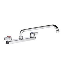 Krowne 13816L Low Lead Heavy Duty Faucet deckmounted 8 centers Swing Nozzle 16 Long NSFANSI Standard 61G