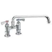 Krowne 15412L Low Lead Royal Series Faucet DeckMounted 4 centers 12 Long Swing Nozzle NSFANSI Standard 61G