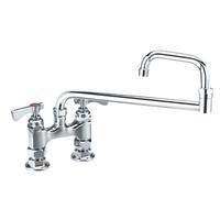 Krowne 15418L Low Lead Royal Series Faucet DeckMounted 4 centers 18 Long Jointed Nozzle NSFANSI Standard 61G