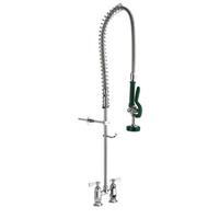 Krowne 17204WL PreRinse Assembly with Wall Bracket 4 Centers DeckMounted Royal Series LOW LEAD