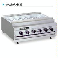 American Range ARKB48 Kebob Radiant Broiler 48 Wide x 22 Front to Back Countertop Gas 30000 BTU Every 6