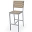 Source Contract SC200201BAR0 Stacking Bar Stool Armless IndoorOutdoor Use Synthetic Dura Wood Ladder Back and Seat Aubrey Series Priced Each sold in units of 12