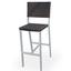 Source Contract SC207052BAR0 Stacking Bar Stool Armless IndoorOutdoor Use HDPE Synthetic Resin Wicker Espresso Fiji Series Priced Each sold in units of 12