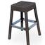 Source Contract SC200362 Stacking Bar Stool IndoorOutdoor Use HDPE Synthetic Resin Wicker Espresso Miami Series Priced Each Sold in Units of 10