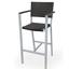 Source Contract SC207052BAR1 Stacking Bar Stool IndoorOutdoor Use HDPE Synthetic Resin Wicker Espresso Fiji Series Priced Each sold in units of 12 