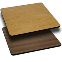 Falcon Food Service Equipment TT3636OW Table Top 36 x 36 Square Reversible Table Top OakWalnut priced each purchased in pallets of 10